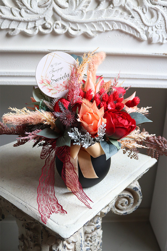 Melba, kompozycja kwiatowa