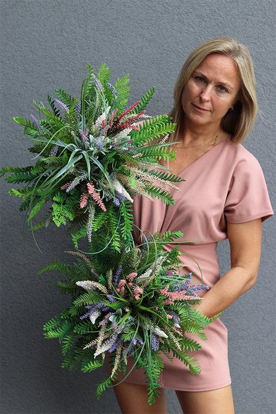 Heather&Lavender, bukiet nagrobny we wkładzie