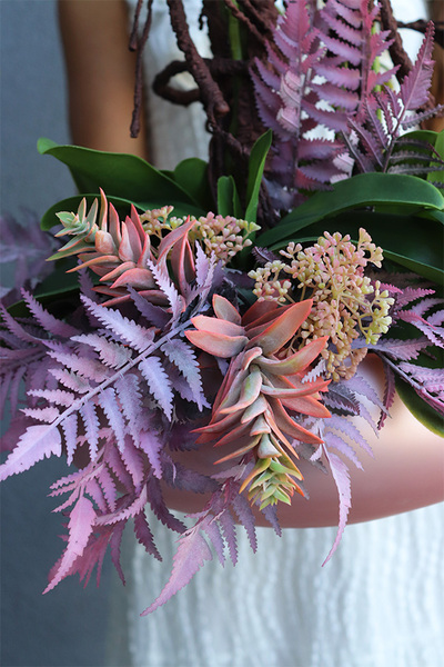 Cecile Pastelisa, efektowny storczyk w różowej misie, wys.56cm