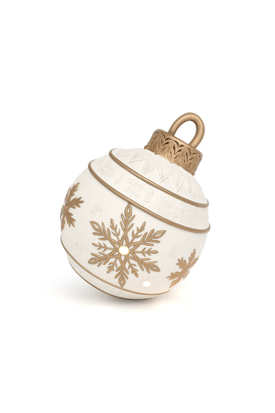  figurka bombka ceramiczna LED 