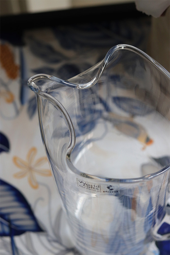 Pierrot, szklany dzbanek