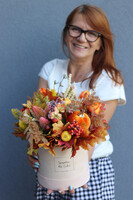 Moko Autumn 2, welurowy flowerbox jesienny