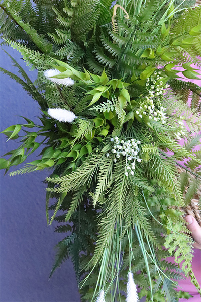 Zieleń na Podhalu, asymetryczny zielony wianek