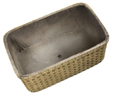 Boho, donica korytko miodowa A, wym.56x37x28cm