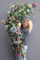 Jasmina New, narożna girlanda ze sztucznych kwiatów