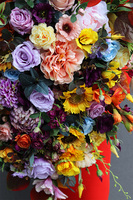 Jesienna Pogoda 2, kolorowa wiązanka nagrobna