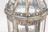 lampiony metalowe Teligia, komplet 2 szt. wym.65.5x26x26cm/43x16x16cm