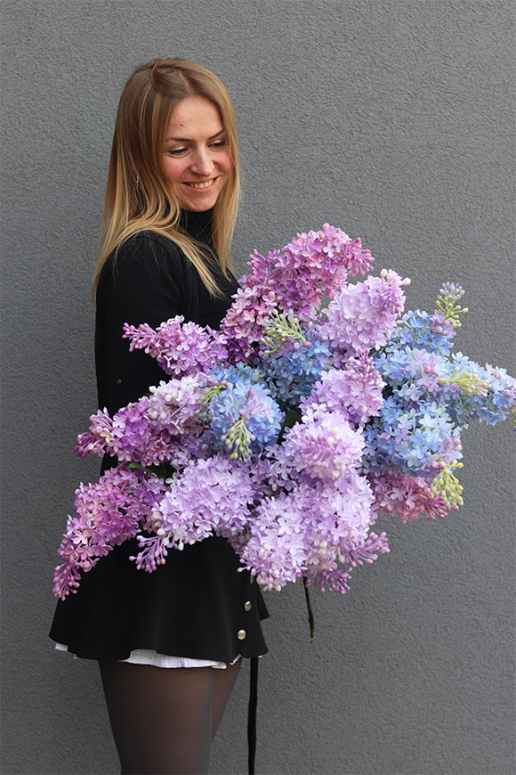 Bzy Deluxe Premium, gumowy bez kwitnący lilak