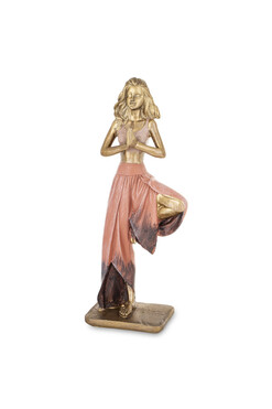 Joginka, figurka dekoracyjna kobieta, wys.24.5cm