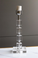 Louise Crystal, lampa stołowa, bez abażura