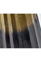 Gold Line Stripes A, metalowy wazon 1 szt., wym.22x22x41.5cm