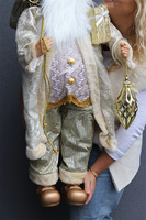 bożonarodzeniowa figurka/miękki stojący Mikołaj G, wys.92cm	