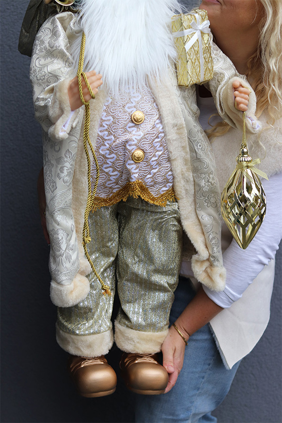 bożonarodzeniowa figurka/miękki stojący Mikołaj G, wys.92cm	