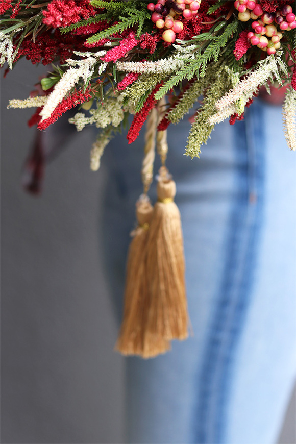 Dekoratornia 2, jesienny wianek z wrzosami i chwostem