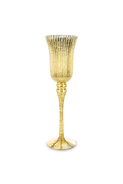 Chalice Gold C, elegancki świecznik kielich, wys.40cm
