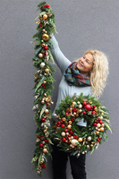 Red&Gold, świąteczna girlanda