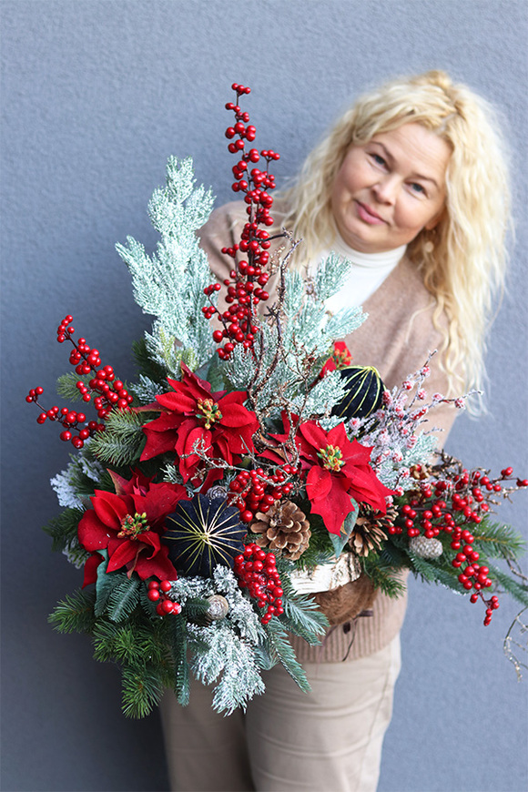 Redisa Christmas, nowoczesna kompozycja nagrobna