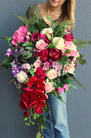 Otelia, komplet dekoracji nagrobnych, kompozycja + bukiet