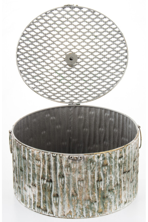 Hong Kong szkatułka puzderko metalowe	