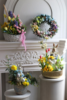 Królik Piotruś, stroik wielkanocny z zajączkiem Gentleman