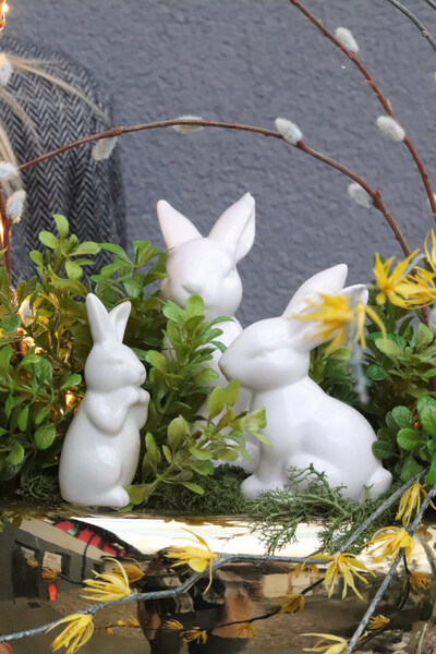 Easter Glam LED, stroik wielkanocny z jajkami