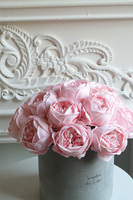 Soap Opera Light Pink, flowerbox na walentynki z mydlanymi kwiatami