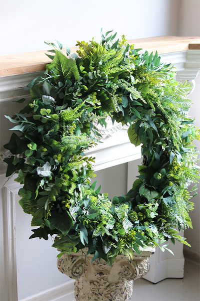 bardzo duży wianek na drzwi, Zieleń wśród Nas