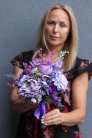 Lilania Fiolet, komplet dekoracji nagrobnych