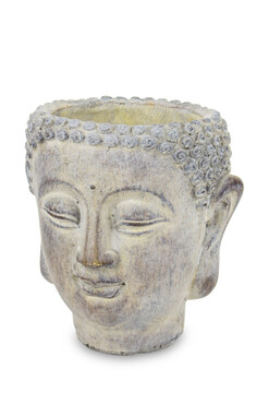 Budda C, osłonka na kwiaty głowa, wym.12x12x12cm