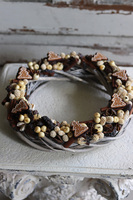 bożonarodzeniowy wianek, Piernikowe Królestwo, śr.30cm 