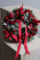 Winter Bells, świąteczny wianek na drzwi