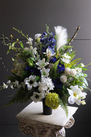 Premium Decoria, bukiet nagrobny we wkładzie do wazonu