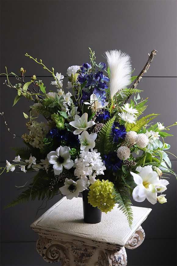 Premium Decoria, bukiet nagrobny we wkładzie do wazonu