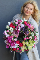 Kolorite, wianek dekoracyjny na drzwi