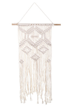 Makrama Roma, dekoracja ścienna, wym.84x40.5cm