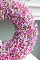 Balletina Rosa, delikatny kwiatowy wianek na drzwi