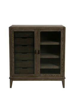 Voyager, komoda witryna z szufladami, wym.114x103x44cm