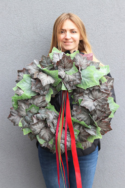 Jesienne Rumieńce 2, jesienny wianek na drzwi, śr.55cm