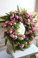 wiosenny wianek Tulipanowy Róż