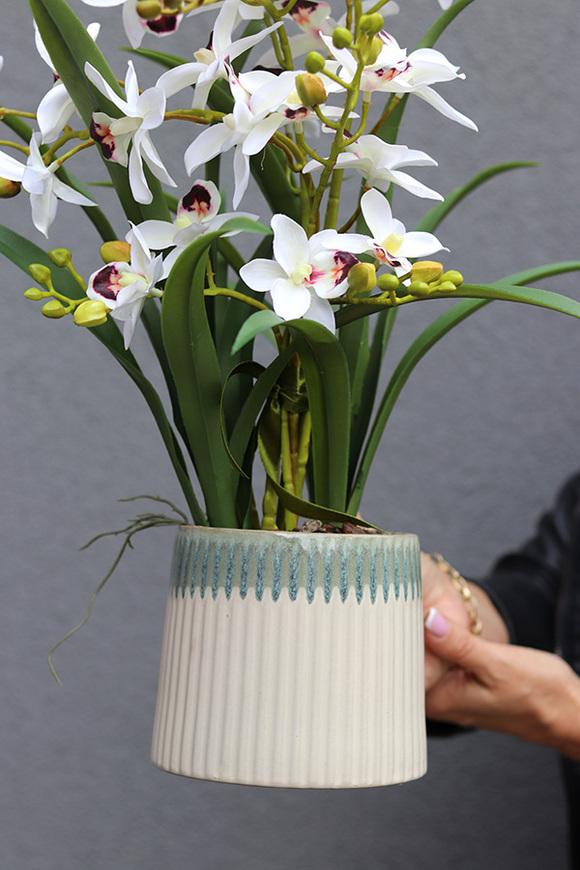 Munelio, elegancki sztuczny storczyk, wym.48cm