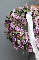 Fioletowa Kraina, fioletowy wianek na drzwi