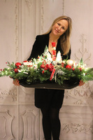 Christmas Estate Laos, duży stroik świąteczny LED