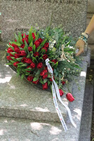 Tulipanowa Luiza Volcan, serce nagrobne