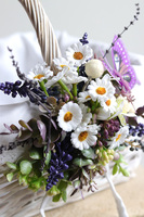 Fiolesia, dekorowany koszyczek wielkanocny