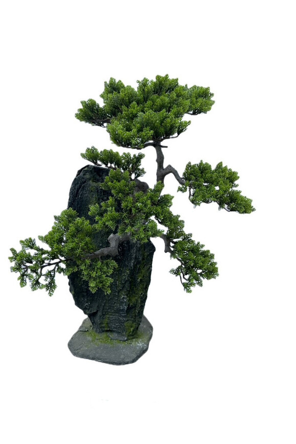 Bonsai, sztuczna roślina w doniczce