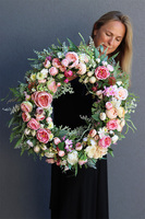 wieniec nagrobny, Palaise Pink, śr.54cm