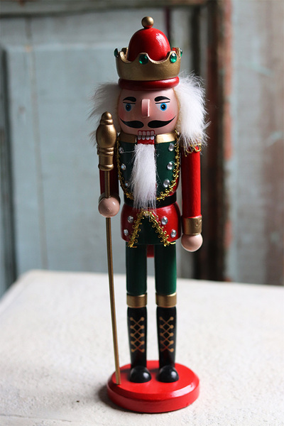 figurka bożonarodzeniowa dziadek do orzechów, Drosel D, wys.32cm 
