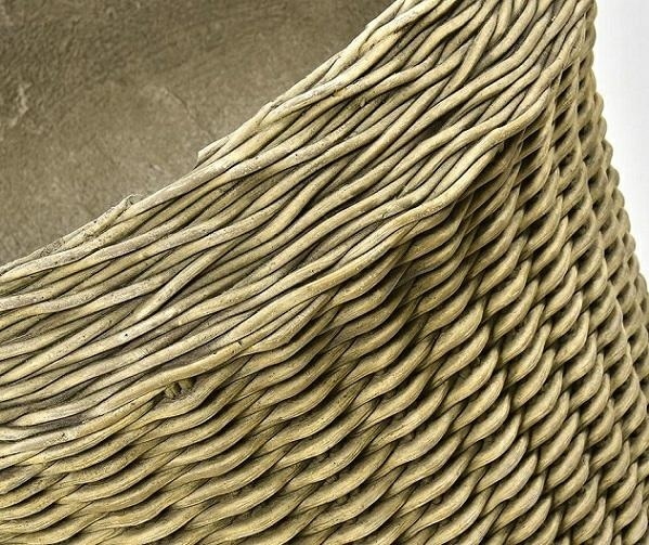 Boho, donica beż 4E, wym.21x21x19cm