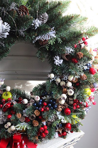 świąteczny wianek Kraina Magii 