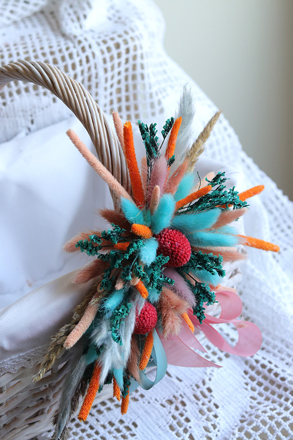 Danusia, dekorowany koszyczek wielkanocny